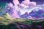 Placeholder: a psychedelic realm with rolling plains made out of clouds, mountains made out of icebergs, and plant life made out of cotton candy, in the style of wlop and namek, illustration, epic, fantasy, hyper detailed, smooth, unreal engine, sharp focus, ray tracing