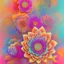 Placeholder:  pastel colors, abstract art, flowers camp