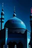 Placeholder: gambar masjid background biru aestetik