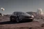 Placeholder: A Tesla 'Model S' is parked, at the lunar landing site of the 'Apollo 11'. (CINEMATIC, WIDE ANGLE LENS, PHOTO REAL)