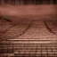 Placeholder: on a huge stage of an auditorium, under the bright spotilght, stands a tiny empty wooden chair