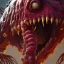 Placeholder: Monster, tentacles, red, huge, horror, teeth, a lot of eyes, masterpiece, expert, 8K, hyperrealism, sharp focus, cinematic lighting, blood, gore