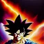 Placeholder: portrait oil on canvas,Son Goku,comic book cover, mystical colors,insanely detailed,realistic,intrincate detail, 16k resolution, masterpiece,Frank Frazetta,Alex Horley, Simon Bisley.