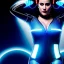 Placeholder: Ultra detailed fullbody Portrait in oil on canvas of beautiful busty female biker from Tron legacy,tron legacy light cycle,wearing skintight latex suit,extremely detailed digital painting, extremely detailed face,crystal clear Big eyes,mystical colors,perfectly centered image, perfect composition, rim light, beautiful lighting,masterpiece,8k, stunning scene, raytracing, anatomically correct, in the style of Ohrai Noriyoshi and Evan lee and robert and howard andKen Kelley and Simon Bisley