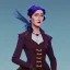 Placeholder: Portrait of a 30 year old witch like Meril Streep and Mary Poppins