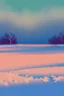 Placeholder: snow simple paint landscape background