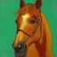 Placeholder: portrait of a horse Vincent van Gogh style