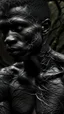 Placeholder: black vein, human veins, mixing together a lot of them, like a forest, big and small veins a lot of them, a on black man