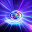 Placeholder: infinity symbol brightly coloured ∞ moving at warp speed, colours from infinity flowing through image with speed, DSLR with a 80mm lens, set to f/16 and a slow shutter speed of 1/15s, striking, neon, chiaroscuro, dramatic, captivating, powerful, fantasy, beautiful, octane render, 16k post-production, artstation: award-winning: atmospheric: commanding: fantastical: clarity: ultra quality: striking: brilliance: stunning colors: amazing depth; lens: f/11, 35mm