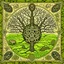 Placeholder: European pagan rune art with nature