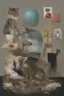 Placeholder: UN conference,a cat and human flesh-like surgical instruments and universe-like a pigeon and neuralink, surrealism,minimalism,Painting By Adrian Ghenie, Rene Magritte, Salvador Dali, Lucian Freud