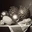 Placeholder: A realistic still life graphite drawing of pine cones like Pieter Claesz, Jan Jansz. from the Velde and Anthonie Leemans