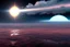 Placeholder: Epic exoplanet in the horizon, clouds, big mountains, water, science fiction landscape, photography, ultra hd 4k, hyperrealism