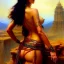 Placeholder: Drawing of beautiful face,'beautiful ,Busty Dejah Thoris',intense stare, ancient skintight armor, balanciaga fashion clothe painting by gaston bussiere, greg rutkowski, yoji shinkawa, yoshitaka amano, tsutomu nihei, donato giancola, tim hildebrandt, Oil on canvas, cinematic composition, extreme detail,fit full head inside picture,16k