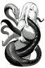 Placeholder: lots of snakes, greyscale