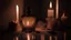Placeholder: generate me an aesthetic photo of perfumes for Perfume Bottle in Soft Candlelight