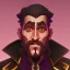 Placeholder: Portrait of a 35 year old funny warlock