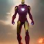 Placeholder: iron man morphed with power ranger, realistic, 4k