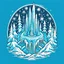 Placeholder: Create a featuring enchanting ice castles surrounded by snow-covered trees, embodying the magic of winter, vector, t-shirt design