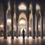 Placeholder: Hyper Realistic Jaa Namaz in a mosque at night