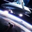 Placeholder: Space mothership, ridley scott style, metalic color, hyper realistic, blur