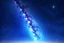 Placeholder: special galactic bright light blue sky of stars