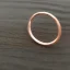 Placeholder: delicate thin ring with tiny diamond, rose gold, thin ring