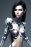 Placeholder: cyborg, black hair, sexy, perfekt, real, dream