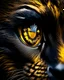 Placeholder: A captivating close-up image of a black panther's eye, glowing bright yellow and filled with intense, wild intensity. The eye is framed by the black fur of the panther, and a sense of wild, untamed nature radiates from it. The overall atmosphere is mysterious and evokes a feeling of wild nature.