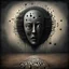 Placeholder: creative surreal horror composition in style of John Jude Palencar and Ben Goossens, divorced from reality, dark shines, surreal oil painting masterpiece, sinister weird, abstract braille glyph vertical textures