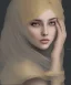 Placeholder: girl, veil, Muslim, covered head and body, portrait, 8k resolution