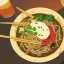 Placeholder: ramen with beer drink