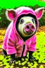 Placeholder: Pig in a bear costume