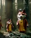 Placeholder: Wes Anderson photographer, night forest, Ultra realistic matryoshka, punk style, wide angle view, soft color, highly detailed, unreal engine 5, ray tracing, RTX, lumen lighting, ultra detail, volumetric lighting, 3d, finely drawn, high definition.