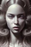 Placeholder: 70s porno model , cute, beautiful, angelic face with minimal blemishes, long flowing hair, wavy hair, curly hair، black eyes, head and shoulders portrait, cinematic, 8k, resolution concept art portrait by Greg Rutkowski, Artgerm, WLOP, Alphonse Mucha dynamic lighting hyperdetailed intricately detailed