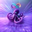 Placeholder: infinity symbol ∞ with vibrant powerful octopus jumping out of the water, striking, neon, chiaroscuro, dramatic, captivating, powerful, fantasy, beautiful, octane render, 16k post-production, artstation: award-winning: atmospheric: commanding: fantastical: clarity: ultra quality: striking: brilliance: stunning colors: amazing depth; lens: f/11, 35mm