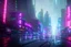 Placeholder: Cyberpunk district with giant foggy skyscarpers, cars, FoV: 100, HD, Unreal Engine 4, Blade Runner 2049, heavy rain, rainy streets reflection, neon signs, low contrast, grainy, less color, titanfall,