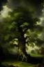 Placeholder: oil paint rembrandt big tree