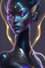 Placeholder: Black Snake diamond humanoid alien fused ,elegant, colorful, artstation, concept art, smooth, soft light, illustration, art by artgerm