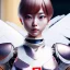 Placeholder: beautiful smooth realistic Japanese robot girl, extremely sharp detail, finely tuned detail, ultra high definition, 8 k, unreal engine 5, ultra sharp focus, accurate wings, in flying mode