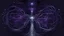 Placeholder: A minimalist abstract 2d digital art graphic and ink montage,. Deep dark purple background with pale neural network and galaxy background, human nervous system with fade little lights , white-dark blue-pale gray and black colors, Clean composition with strange surreal vibe, emotional, abstractions, neurodivergens soul and mind, cinematic, thriller, human dark shilouette floatings