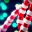 Placeholder: Kodak portra 4 0 0, candy cane,bokeh, utra realistic, hyper detailed, masterpiece, sharp focus,volumetric lighting, ultra photoreal, lens macro,hypermaximalist, unreal engine, UHD, 64k