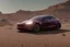 Placeholder: A Tesla 'Model S' is drifting at high speeds, in Mos Eisley on the planet Tatooine. (CINEMATIC, WIDE ANGLE LENS, PHOTO REAL)