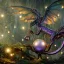 Placeholder: closeup of stunning, cute baby dragon with iridescent wings and glittery scales in forest with globes of light, flowers, 8k resolution, 3D octane render, intricate, sharp, crisp, digital art, detailed matte, volumetric lighting George Grie, Anne Dittman, Anne Stokes, Lisa Parker, Selina French, greg rutowski