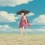 Placeholder: girl runing on the beach