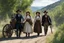 Placeholder: The scene shows a family of French Basque immigrants pioneering into the Wild West in 1850 while carrying their ancestral vines. Hard drinking trail driver Lon is hired to lead them and he falls for the spirited Gabrielle.
