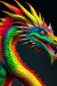 Placeholder: Colourful realistic but animated dragon