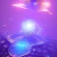 Placeholder: a crystalised blue pink spaceship, gold, diamonds, lightbeams, cosmic background, atmospheric, realistic, unreal engine, 8k. Cinematic lighting, octane render.