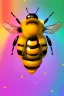 Placeholder: Bee pfp in style of up up up