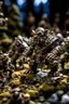 Placeholder: "troll og tusser"i svarte granskauen, hexagons, strategic battlefield, painted miniatures, shot on Hasselblad h6d-400c, zeiss prime lens, bokeh like f/0.8, tilt-shift lens 8k, high detail, smooth render, down-light, unreal engine, prize winning